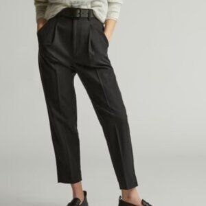 Everlane Draper Tapered Pant - Black - size 6